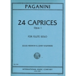 Image links to product page for 24 Caprices arranged for Solo Flute, Op1